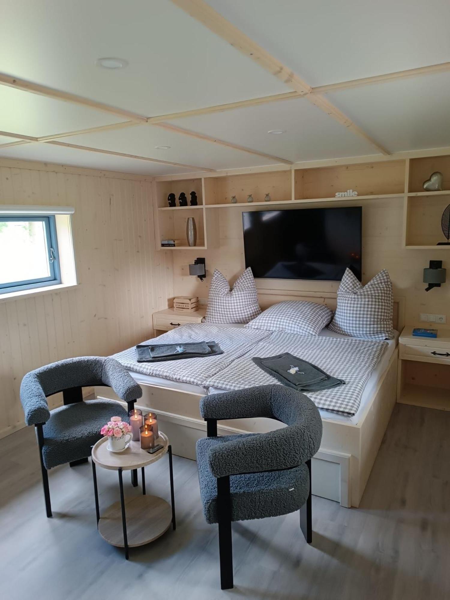 Tiny House & Alpaka-Erlebnis Im Ruhner Land - Naturidylle Pur Ziegendorf Exteriér fotografie