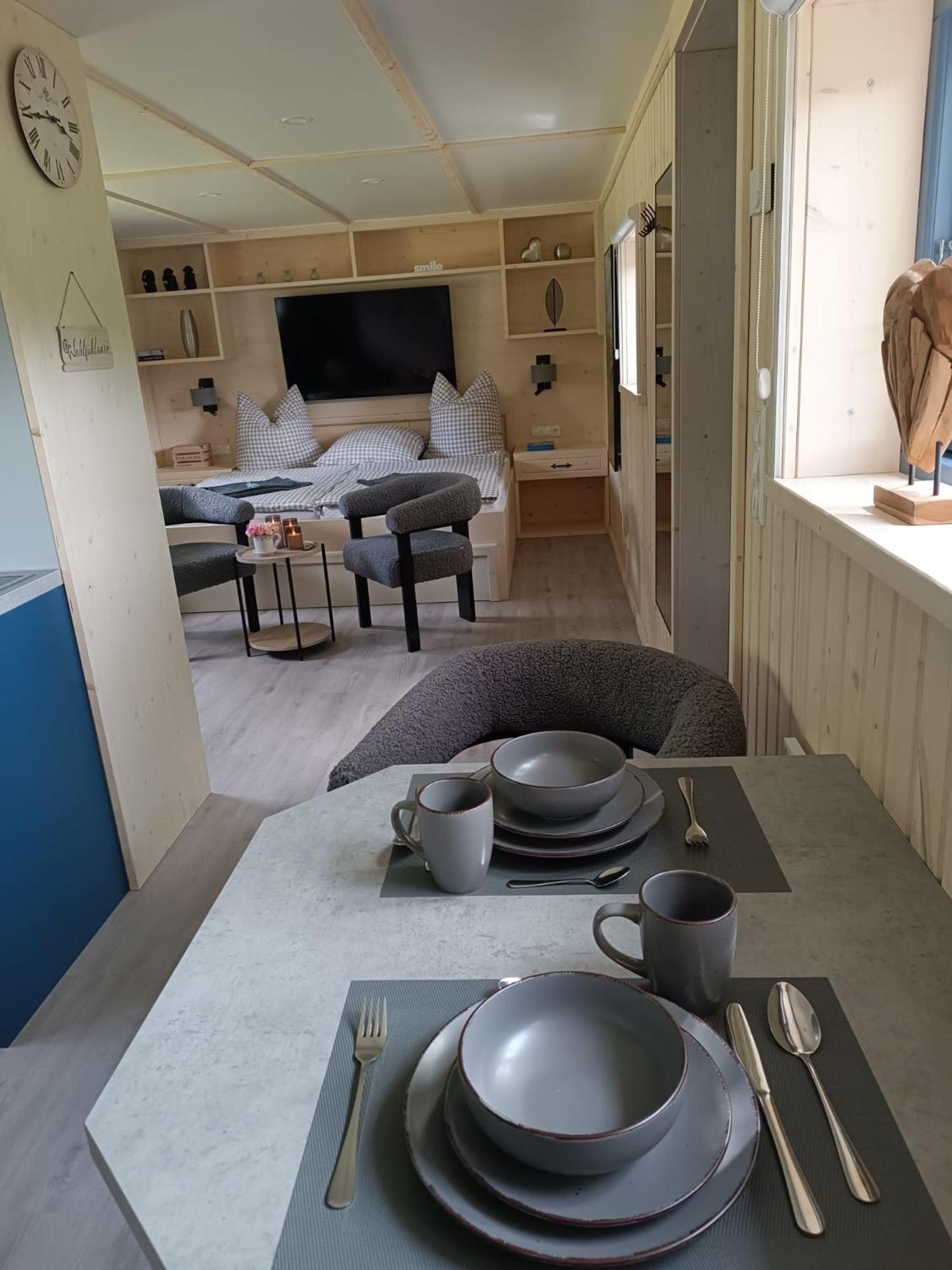 Tiny House & Alpaka-Erlebnis Im Ruhner Land - Naturidylle Pur Ziegendorf Exteriér fotografie